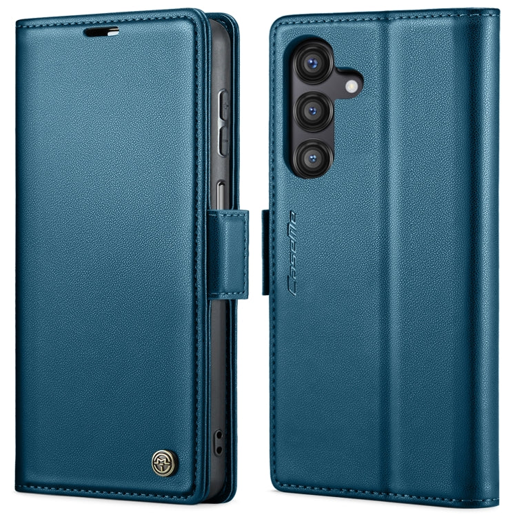 CaseMe 023 RFID Blocking Wallet Case – Samsung Galaxy S23 FE / A14 / A24 / A34 | Litchi Leather with Stand