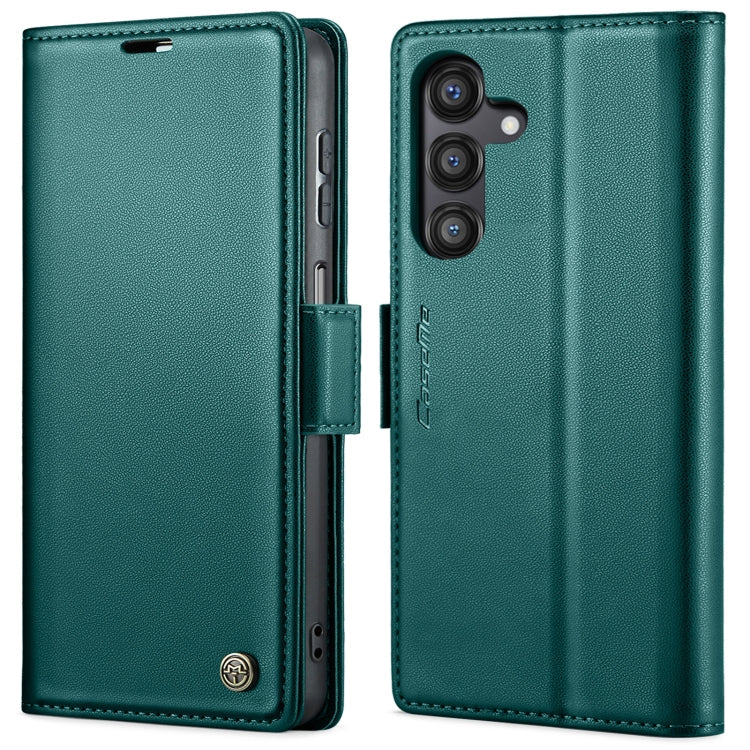 CaseMe 023 RFID Blocking Wallet Case – Samsung Galaxy S23 FE / A14 / A24 / A34 | Litchi Leather with Stand