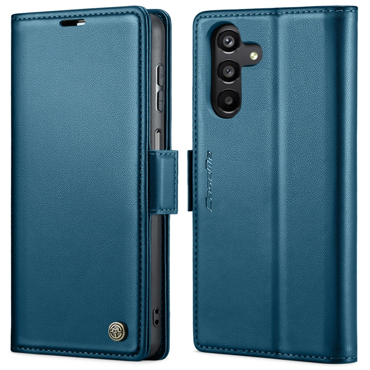CaseMe 023 RFID Blocking Wallet Case – Samsung Galaxy S23 FE / A14 / A24 / A34 | Litchi Leather with Stand