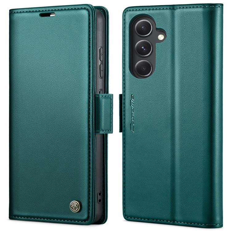 CaseMe 023 RFID Blocking Wallet Case – Samsung Galaxy S23 FE / A14 / A24 / A34 | Litchi Leather with Stand