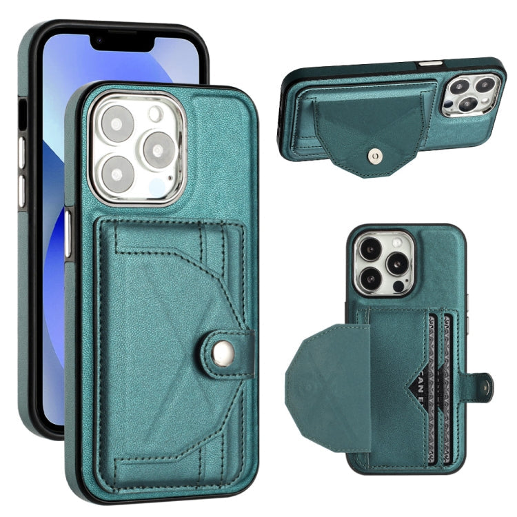 Shockproof PU Leather Phone Case with Card Holder – iPhone 13 / 13 Pro / 13 Pro Max / iPhone 12 / 12 Pro