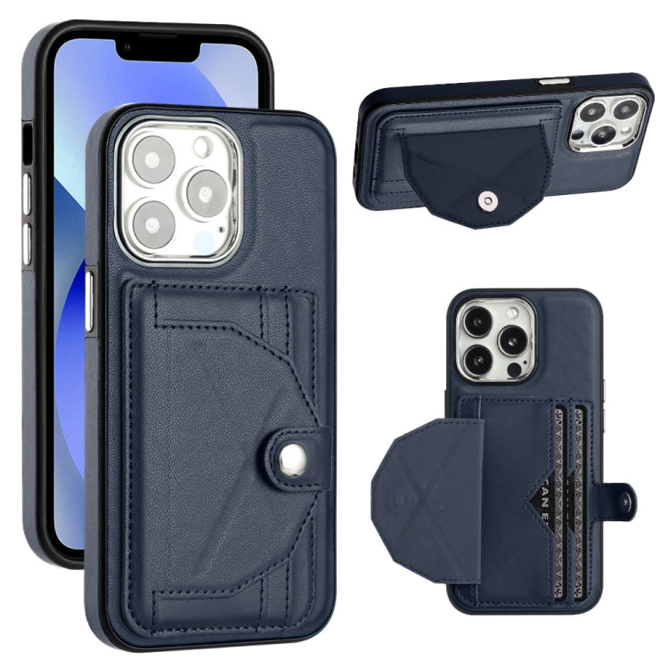 Shockproof PU Leather Phone Case with Card Holder – iPhone 13 / 13 Pro / 13 Pro Max / iPhone 12 / 12 Pro