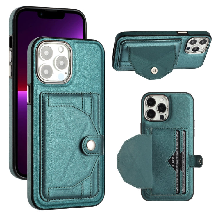 Shockproof PU Leather Phone Case with Card Holder – iPhone 13 / 13 Pro / 13 Pro Max / iPhone 12 / 12 Pro