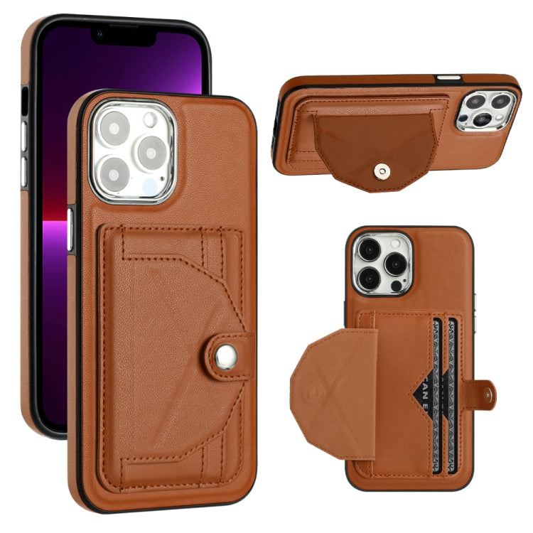 Shockproof PU Leather Phone Case with Card Holder – iPhone 13 / 13 Pro / 13 Pro Max / iPhone 12 / 12 Pro
