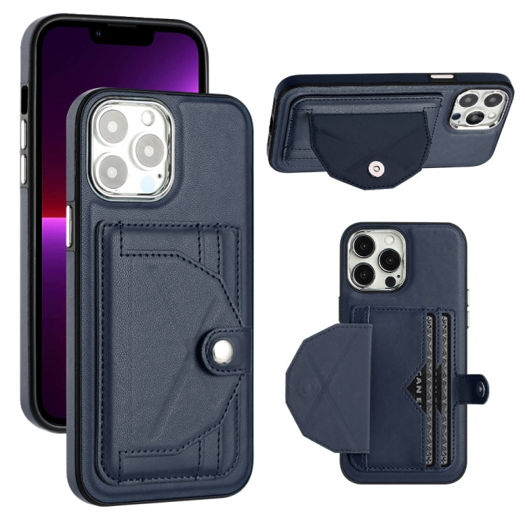 Shockproof PU Leather Phone Case with Card Holder – iPhone 13 / 13 Pro / 13 Pro Max / iPhone 12 / 12 Pro