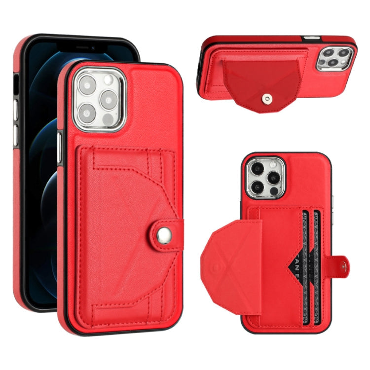 Shockproof PU Leather Phone Case with Card Holder – iPhone 13 / 13 Pro / 13 Pro Max / iPhone 12 / 12 Pro