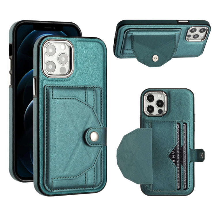 Shockproof PU Leather Phone Case with Card Holder – iPhone 13 / 13 Pro / 13 Pro Max / iPhone 12 / 12 Pro