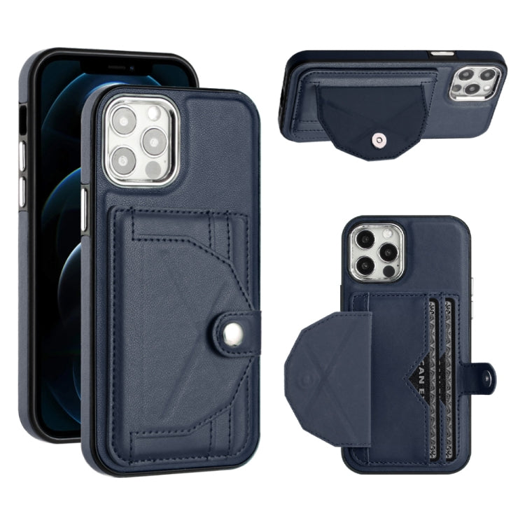 Shockproof PU Leather Phone Case with Card Holder – iPhone 13 / 13 Pro / 13 Pro Max / iPhone 12 / 12 Pro