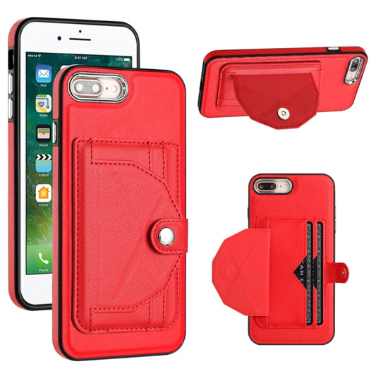 Shockproof PU Leather Phone Case with Card Holder – iPhone 6 Plus / 7 Plus / 8 Plus