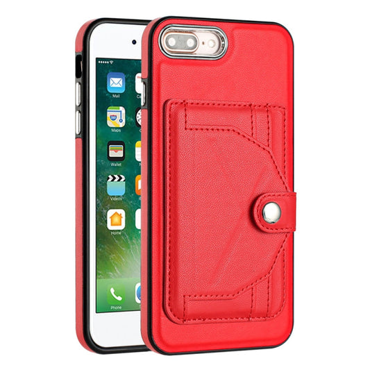 Shockproof PU Leather Phone Case with Card Holder – iPhone 6 Plus / 7 Plus / 8 Plus