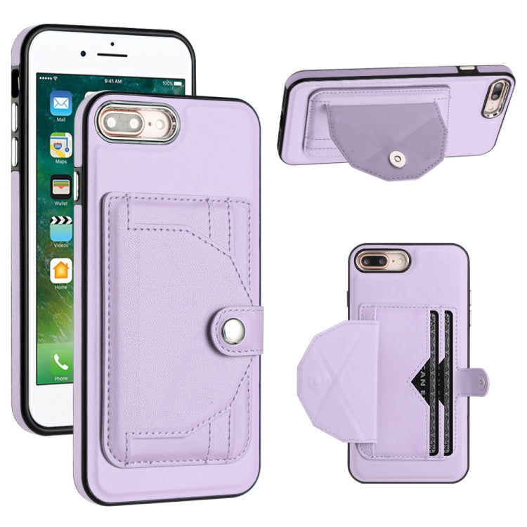 Shockproof PU Leather Phone Case with Card Holder – iPhone 6 Plus / 7 Plus / 8 Plus