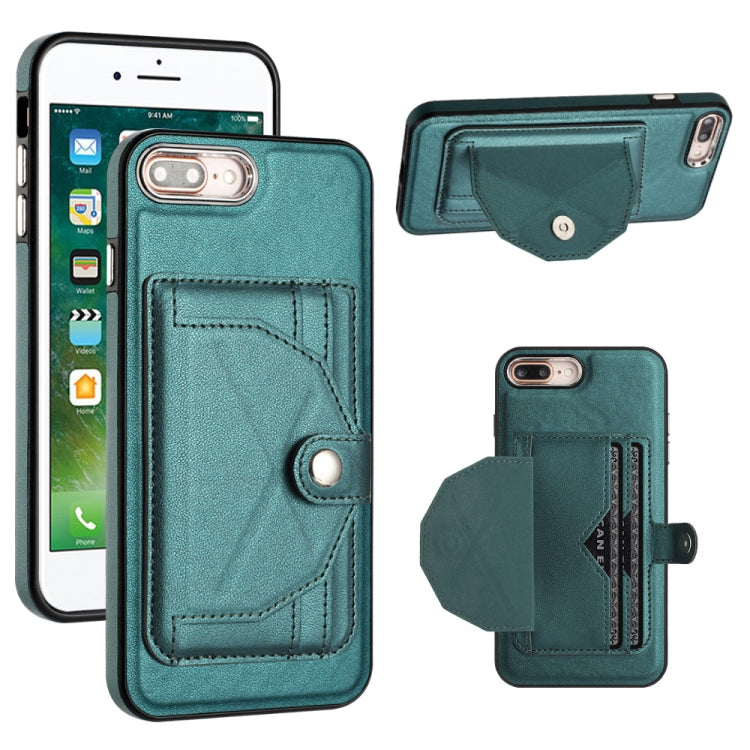 Shockproof PU Leather Phone Case with Card Holder – iPhone 6 Plus / 7 Plus / 8 Plus