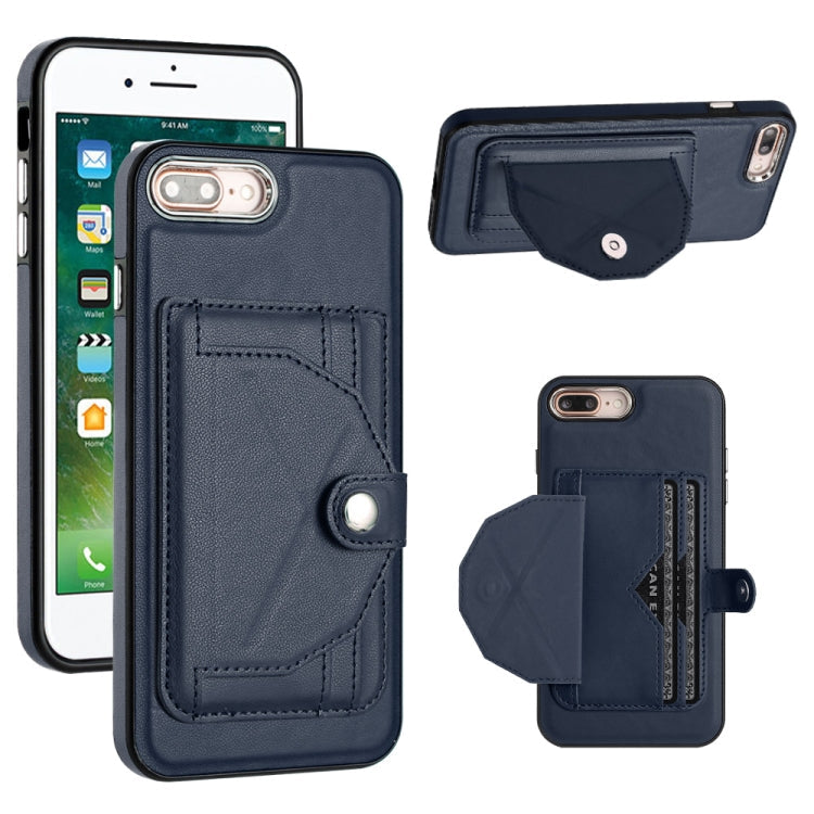 Shockproof PU Leather Phone Case with Card Holder – iPhone 6 Plus / 7 Plus / 8 Plus