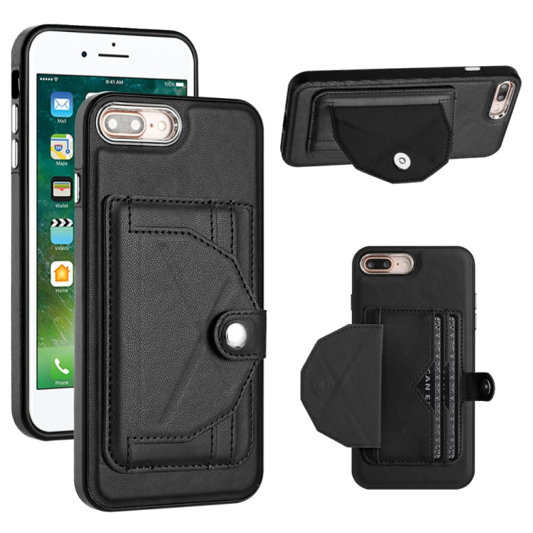 Shockproof PU Leather Phone Case with Card Holder – iPhone 6 Plus / 7 Plus / 8 Plus