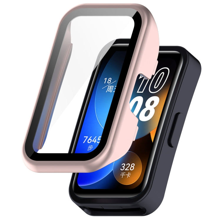 Funda protectora integrada de reloj de PC + película templada, para Huawei Band 10 / 9 / 8