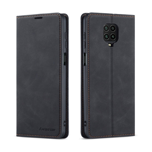 Forwenw Dream Series Horizontal Flip Lederhülle mit starkem Magnetverschluss, Halterung, Kartenfächern, Brieftasche und Bilderrahmen, für Xiaomi Redmi Note 9S, für Samsung Galaxy A31, für Samsung Galaxy A41, für Samsung Galaxy A11, für Samsung Galaxy A21