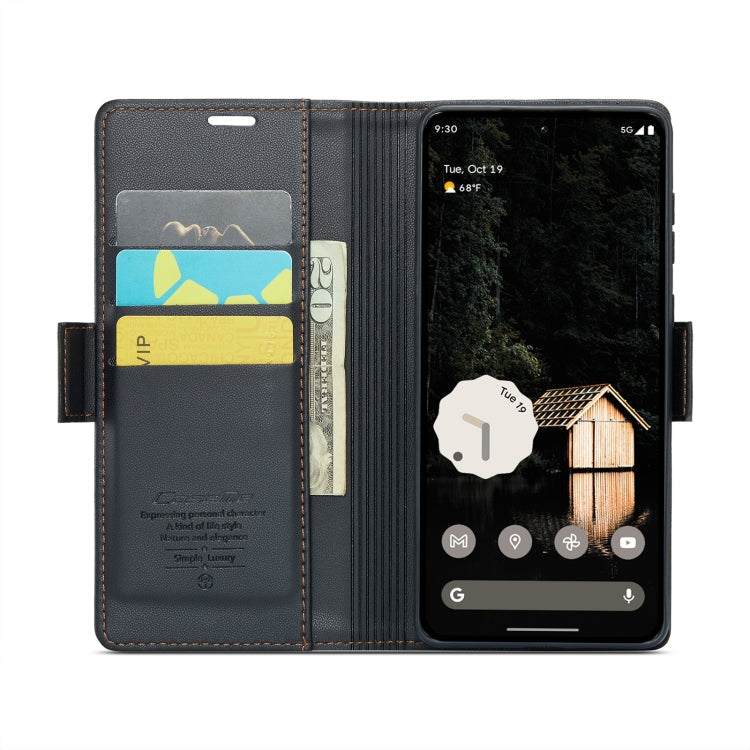 CaseMe 023 Butterfly Buckle RFID Wallet Case – Google Pixel 8a, 9, 9 Pro, 10, 10 Pro & XL