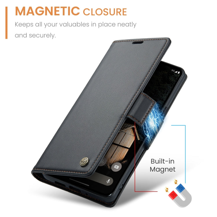 CaseMe 023 Butterfly Buckle RFID Wallet Case – Google Pixel 8a, 9, 9 Pro, 10, 10 Pro & XL