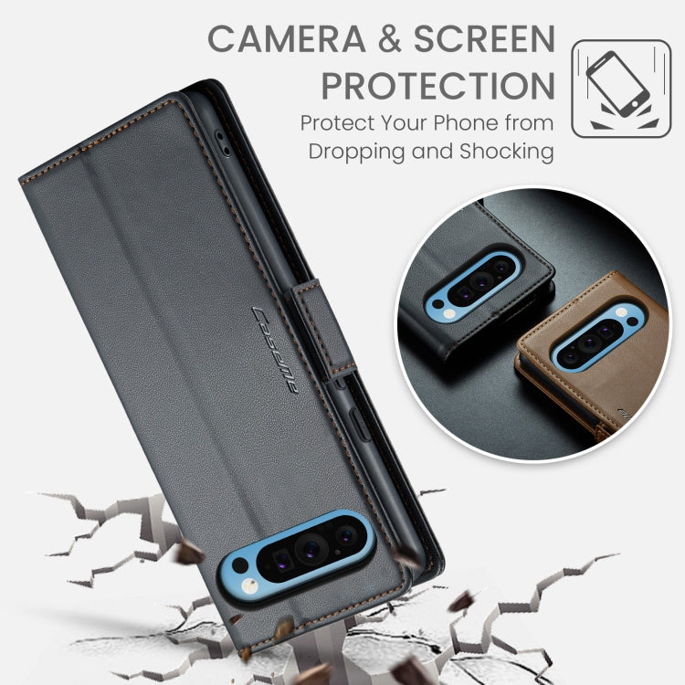 CaseMe 023 Butterfly Buckle RFID Wallet Case – Google Pixel 8a, 9, 9 Pro, 10, 10 Pro & XL