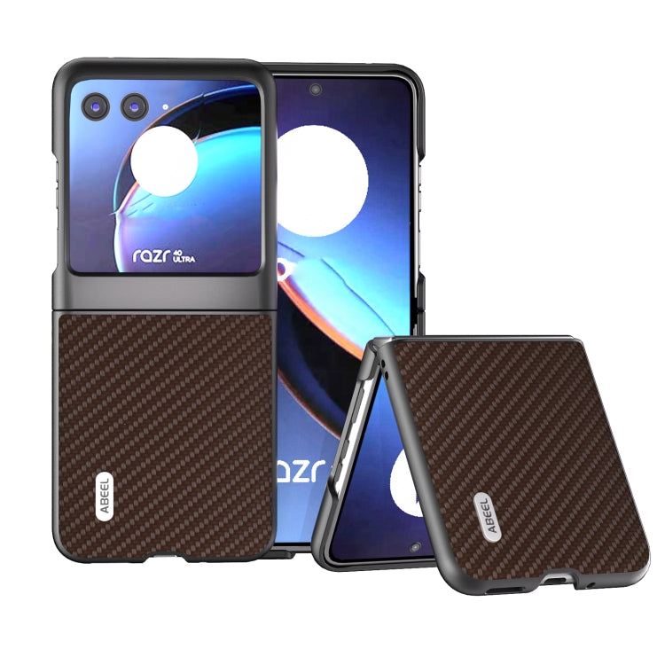 ABEEL Schutzhülle mit Karbonfaser-Textur, für Motorola Razr 40 Ultra