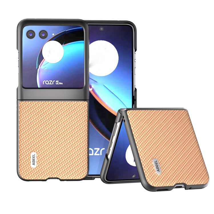 ABEEL Schutzhülle mit Karbonfaser-Textur, für Motorola Razr 40 Ultra
