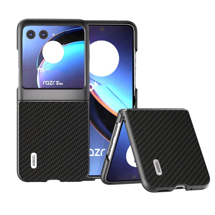 ABEEL Schutzhülle mit Karbonfaser-Textur, für Motorola Razr 40 Ultra