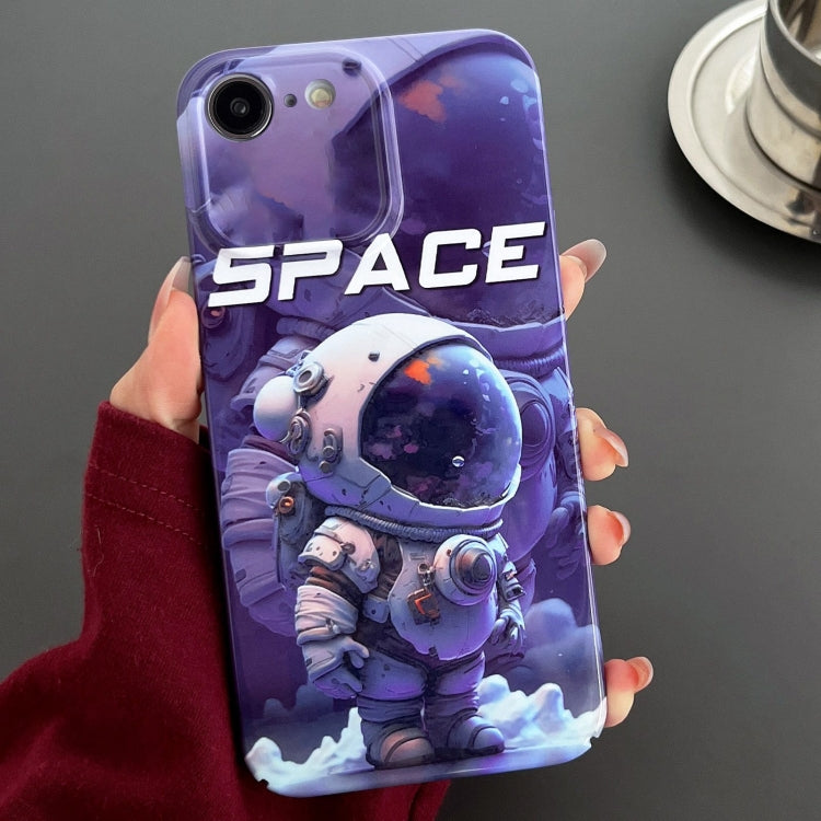 Painted Pattern PC Phone Case for iPhone SE 2022 / 2020 / 8 / 7
