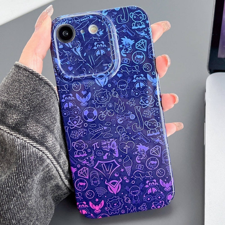 Painted Pattern PC Phone Case for iPhone SE 2022 / 2020 / 8 / 7