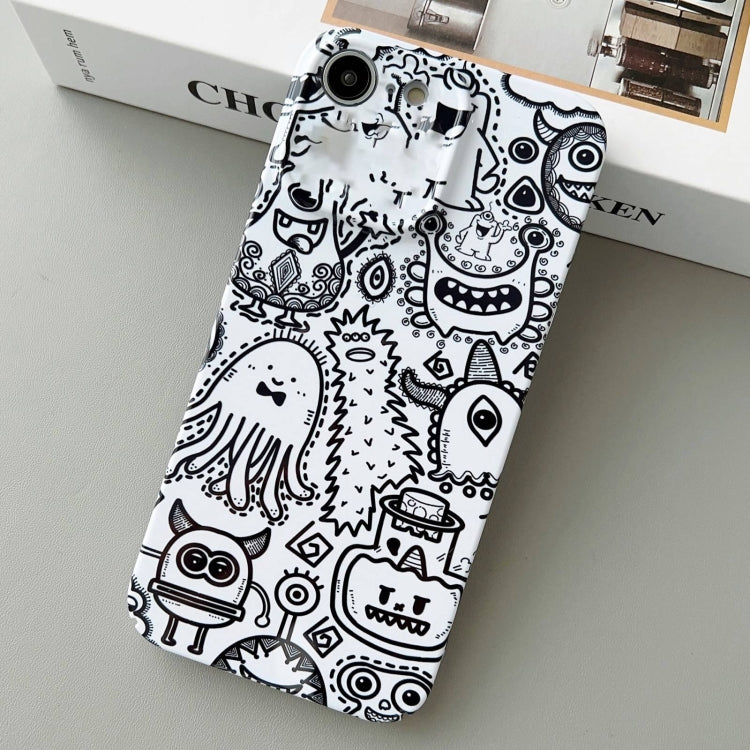 Painted Pattern PC Phone Case for iPhone SE 2022 / 2020 / 8 / 7