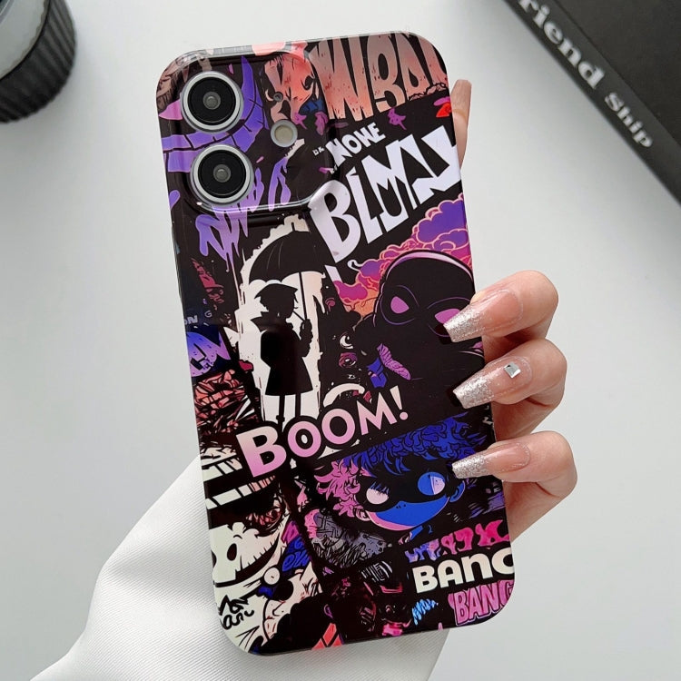 Painted Pattern PC Phone Case for iPhone 12