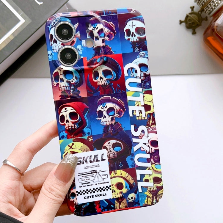 Painted Pattern PC Phone Case for iPhone 12