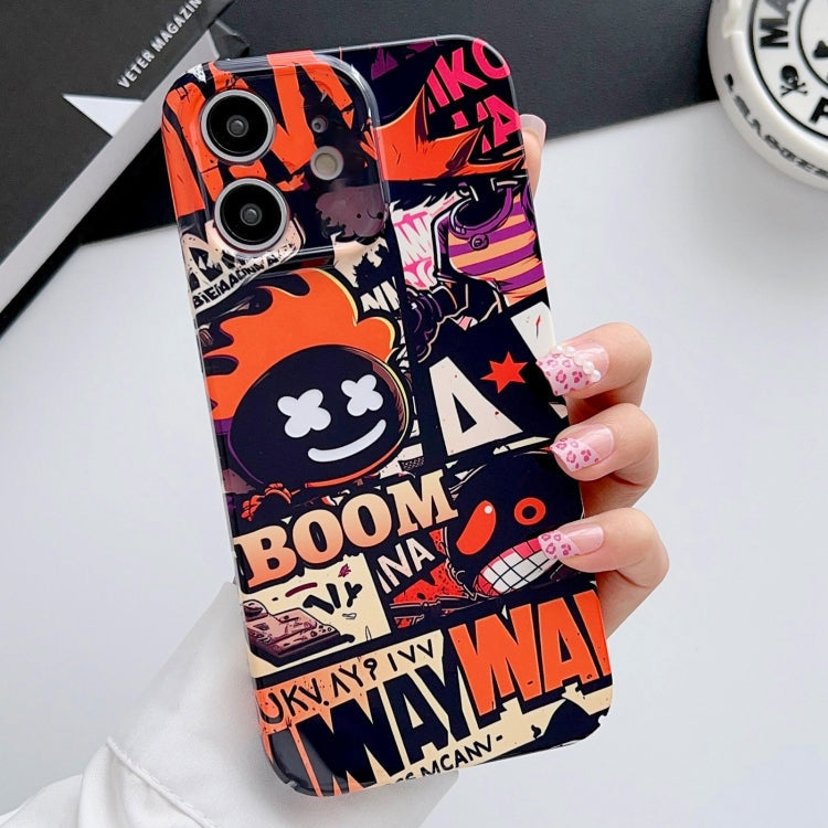 Painted Pattern PC Phone Case for iPhone 12