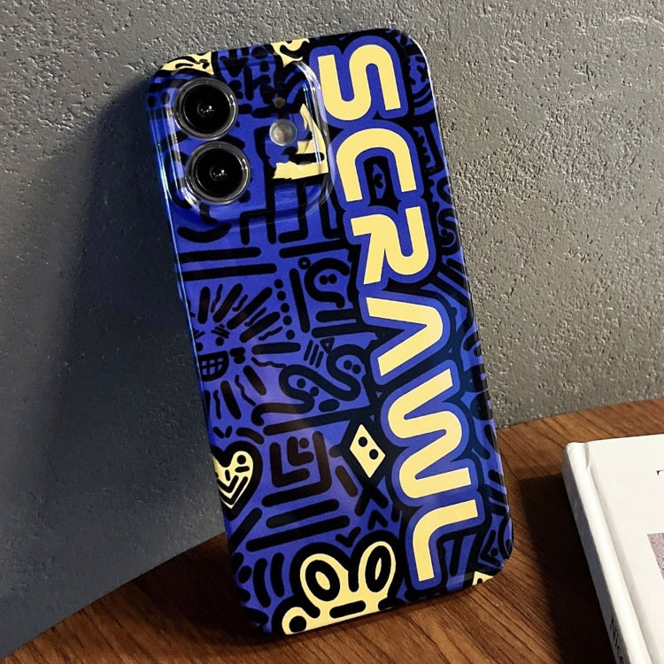 Painted Pattern PC Phone Case for iPhone 12