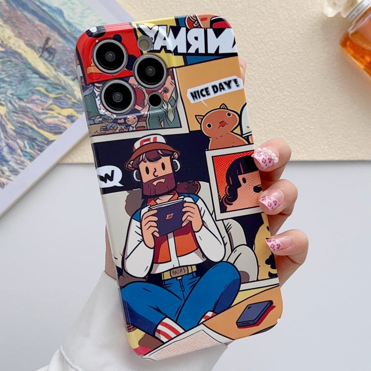 iPhone 12 Pro Max Painted Pattern PC Phone Case