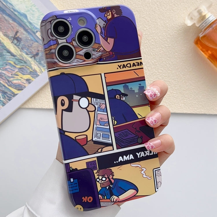 iPhone 12 Pro Max Painted Pattern PC Phone Case