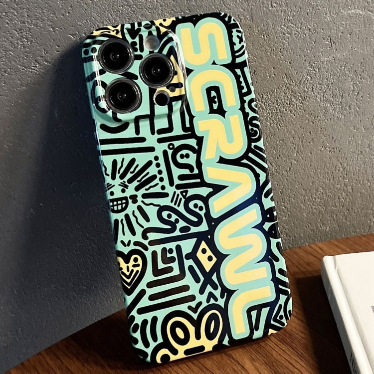 iPhone 12 Pro Max Painted Pattern PC Phone Case