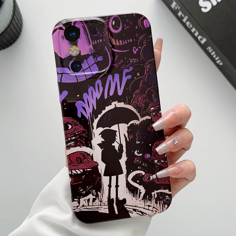Painted Pattern PC Phone Case for iPhone X / XS | Slim Protective Cover