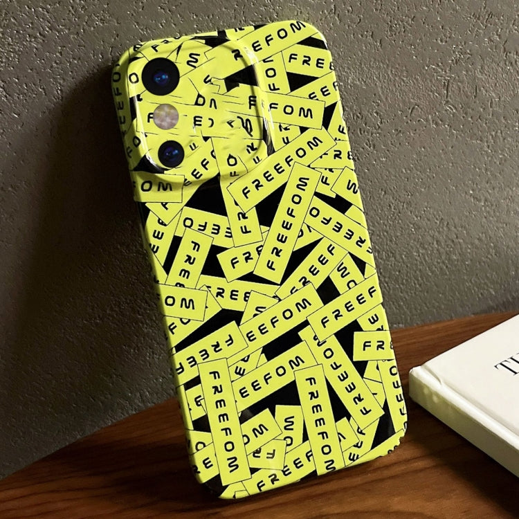 Painted Pattern PC Phone Case for iPhone X / XS | Slim Protective Cover