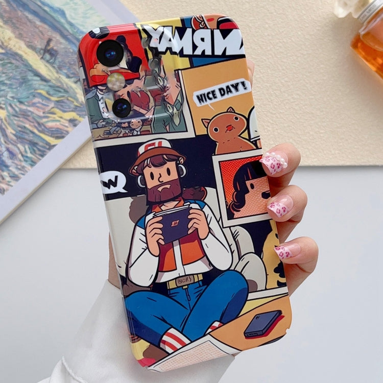 Painted Pattern PC Phone Case for iPhone X / XS | Slim Protective Cover