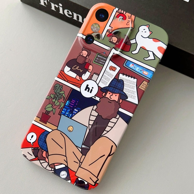 Painted Pattern PC Phone Case for iPhone X / XS | Slim Protective Cover