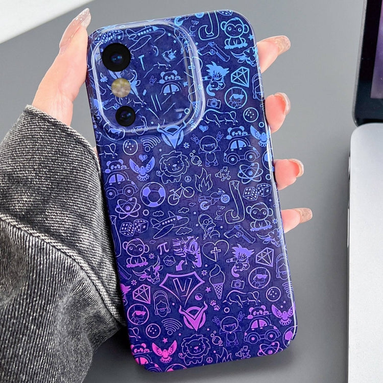 Painted Pattern PC Phone Case for iPhone X / XS | Slim Protective Cover