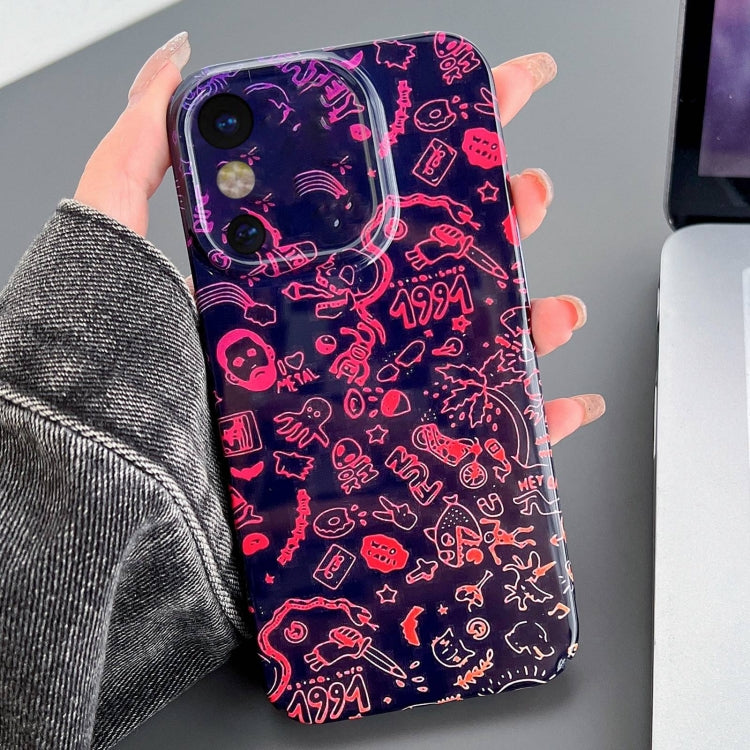 Painted Pattern PC Phone Case for iPhone X / XS | Slim Protective Cover