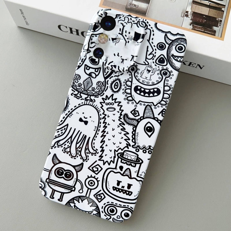Painted Pattern PC Phone Case for iPhone X / XS | Slim Protective Cover
