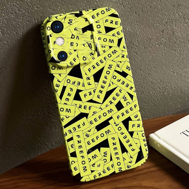 Painted Pattern PC Phone Case for iPhone XS Max