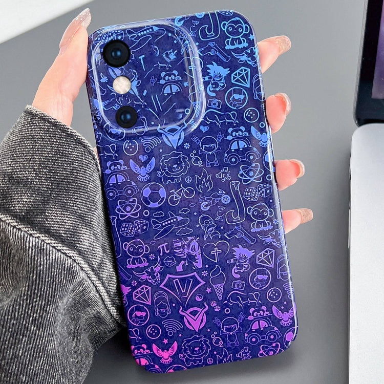 Painted Pattern PC Phone Case for iPhone XS Max