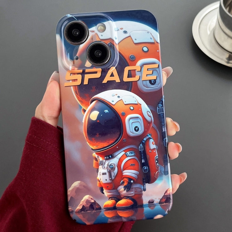 Funda de PC para teléfono iPhone 15 con patrón pintado - Diseño artístico
