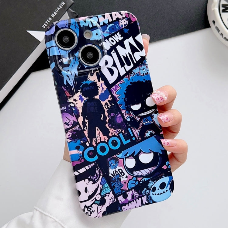 Bemalte Muster PC Handyhülle für iPhone 15 Plus - Künstlerisches Design