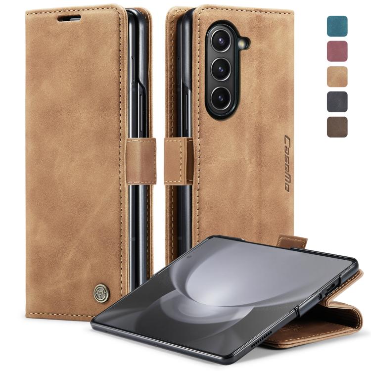 CaseMe 013 Retro Frosted Flip Leather Wallet Case – Samsung Galaxy Z Fold5