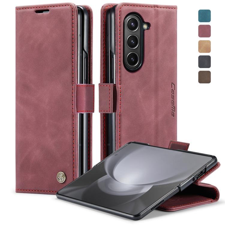 CaseMe 013 Retro Frosted Flip Leather Wallet Case – Samsung Galaxy Z Fold5