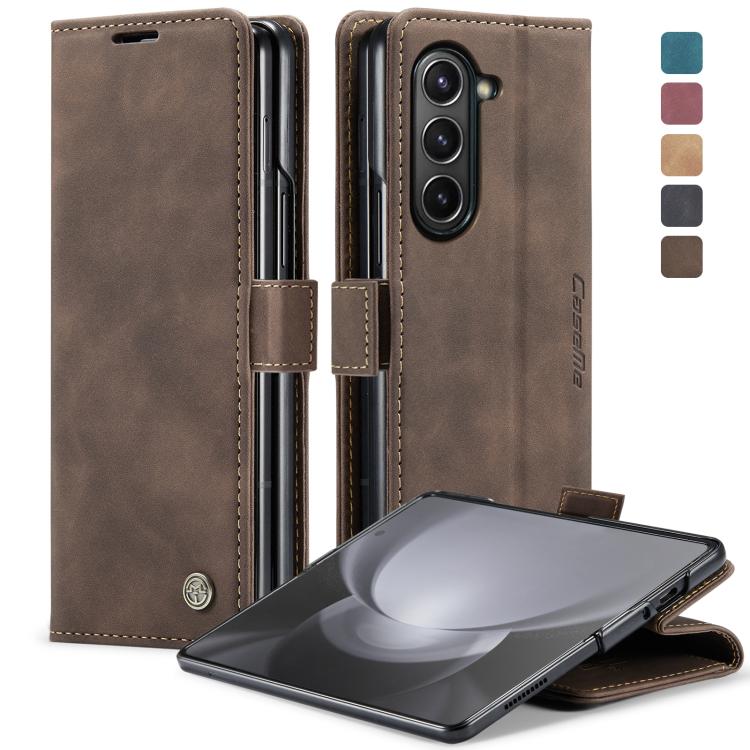 CaseMe 013 Retro Frosted Flip Leather Wallet Case – Samsung Galaxy Z Fold5